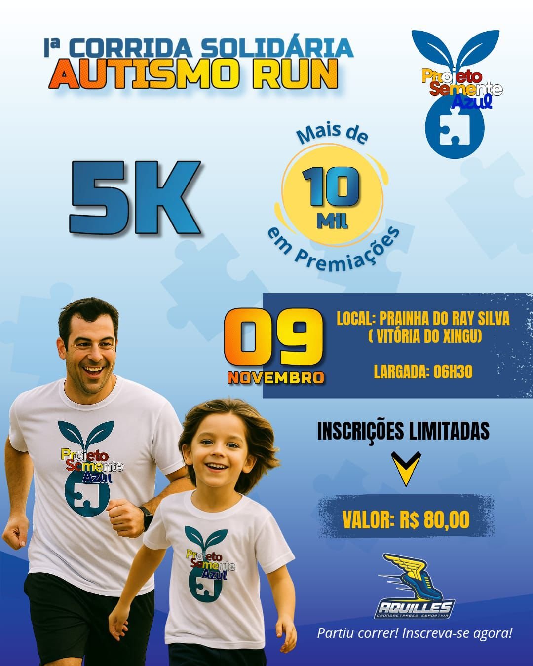 Flyer 1º Autismo Run