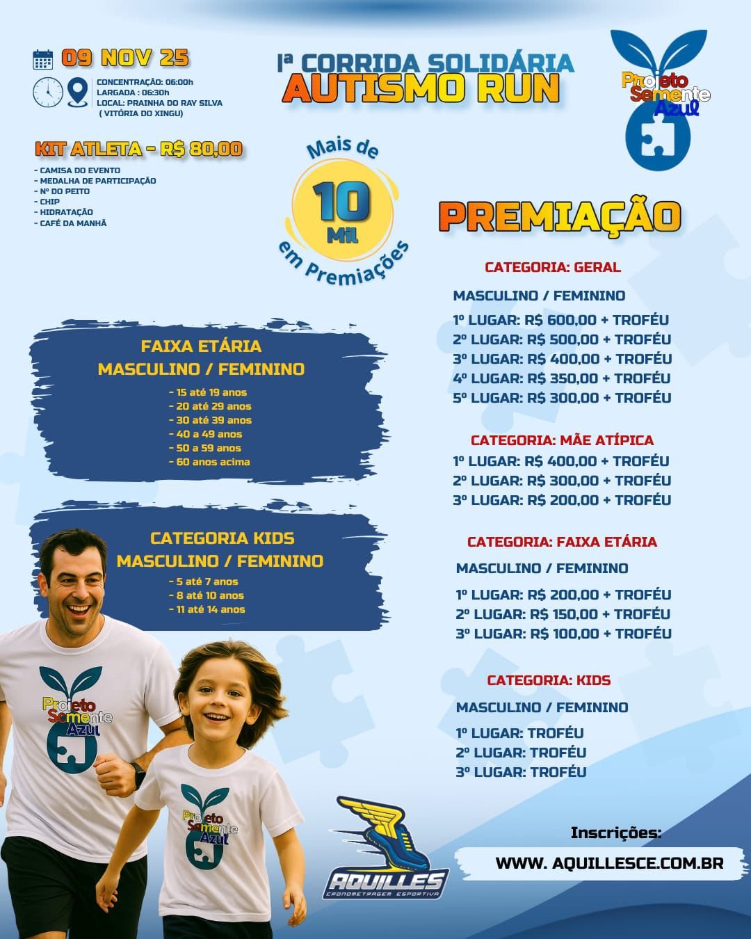 Flyer 2º Autismo Run